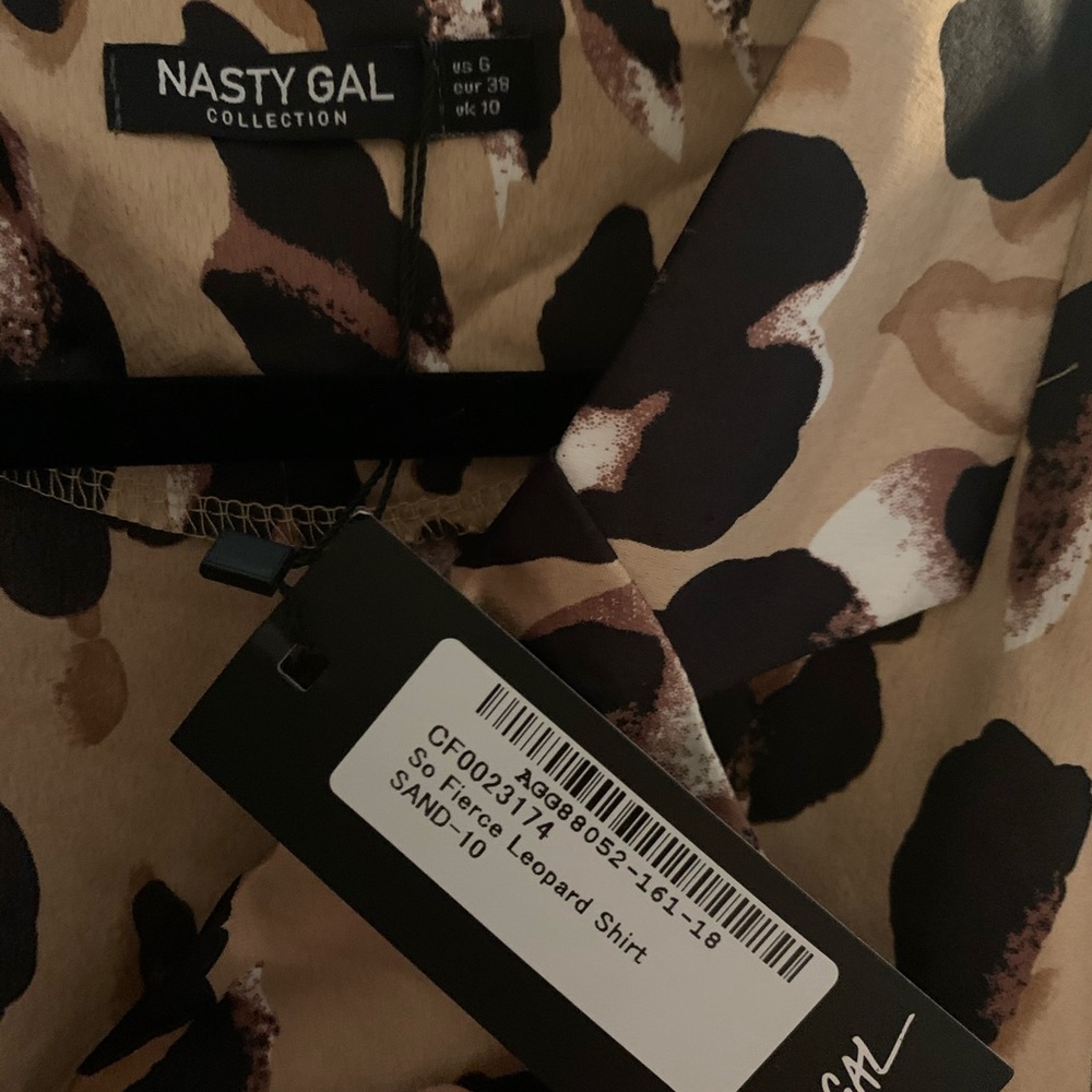 Nasty gal cheetah print top